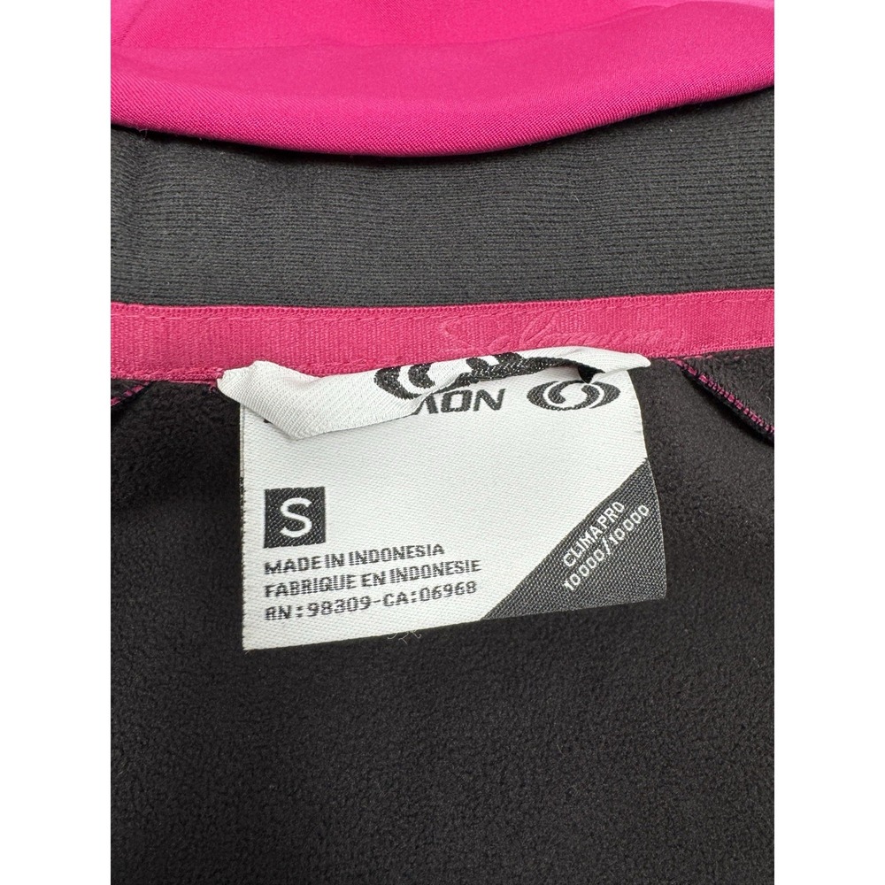 Salomon 2pc Soft Shell Jacket Set Womens Small S Pink White Hooded Coat Wind Ski - Picture 7 of 16
